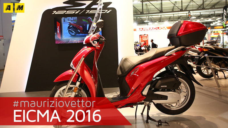 Honda SH 125i e SH 150i 2017 a EICMA 2016: video