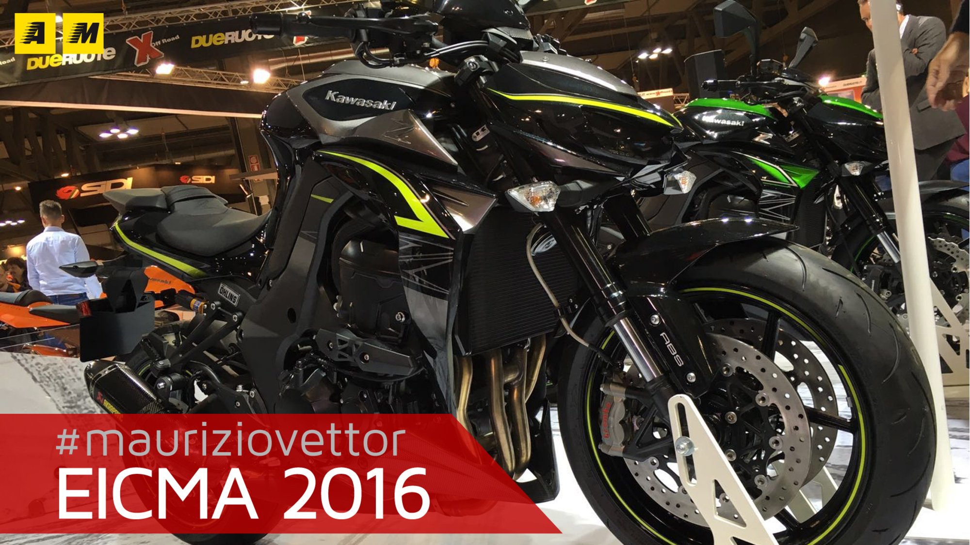 Kawasaki Z1000 R Edition 2017 ad Eicma 2016: video