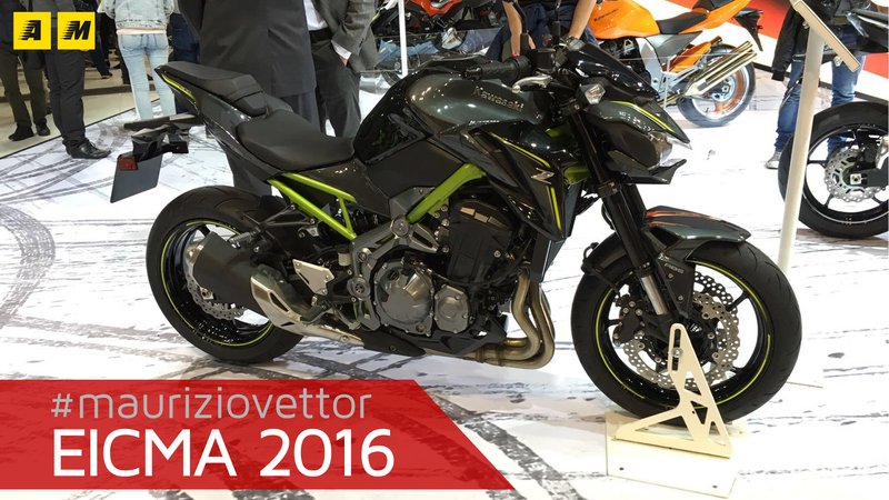 Kawasaki Z900 2017 ad EICMA 2016: video