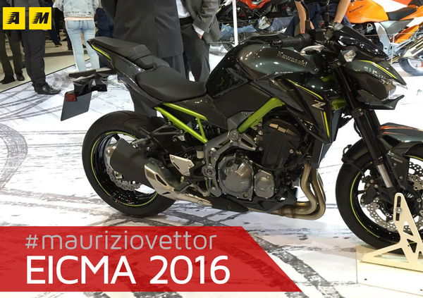 Kawasaki Z900 2017 ad EICMA 2016: video