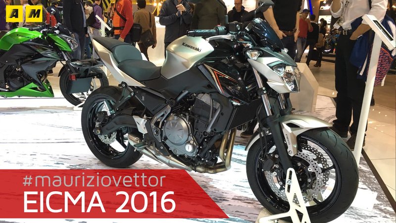 Kawasaki Z650 2017 ad EICMA 2016: video