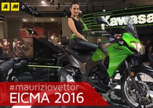 Kawasaki Versys-X 300 ad EICMA 2016: video