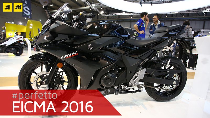 Suzuki GSX250R 2017 ad EICMA 2016: video