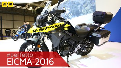 Suzuki V-Strom 250 2017 ad EICMA 2016: video