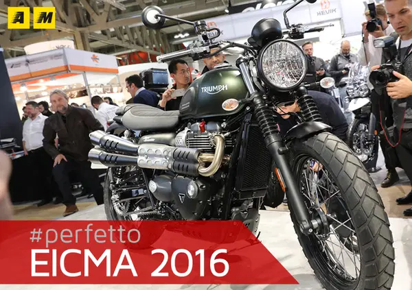 Triumph Street Scrambler a EICMA 2016: video