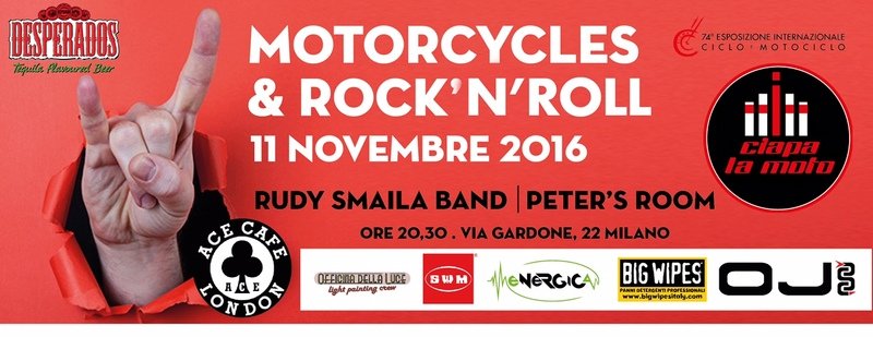 Motorcycle &amp; Rock&rsquo;n Roll, la festa Eicma di Ciapa la moto