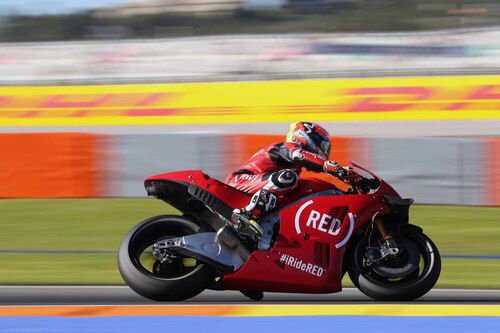 MotoGP. Livrea rosso (RED) per le Aprilia a Valencia