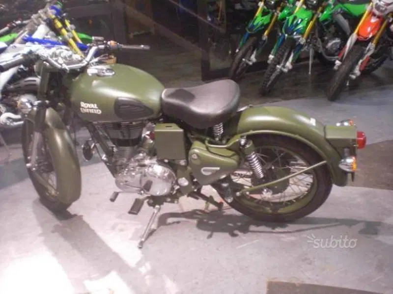 Royal Enfield Bullet 500 Classic EFI - Battle Green (2011 - 16) (2)