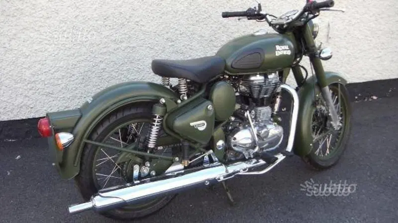 Royal Enfield Bullet 500 Classic EFI - Battle Green (2011 - 16) (3)