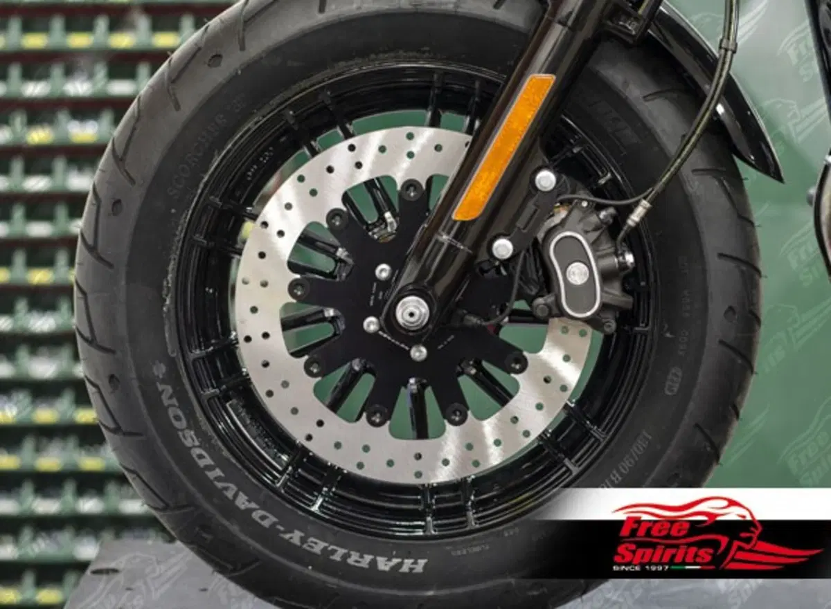 Free Spirits: kit disco freno 320 per H-D Sportster (3)