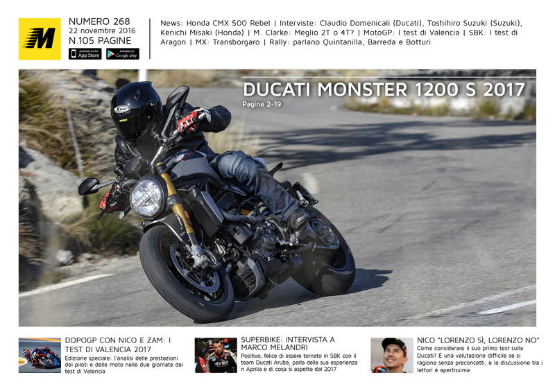 Magazine n&deg;268, scarica e leggi il meglio di Moto.it 