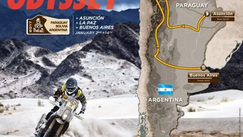 Dakar 2017, ecco il percorso. Sar&agrave; "la pi&ugrave; dura di sempre"