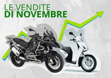 Mercato a novembre: in positivo moto, scooter e ciclomotori. Il 2016 a +11,4%. Le Top 100