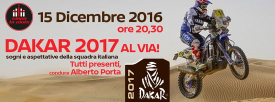 Dakar 2017 il 15 dicembre da Ciapa la Moto