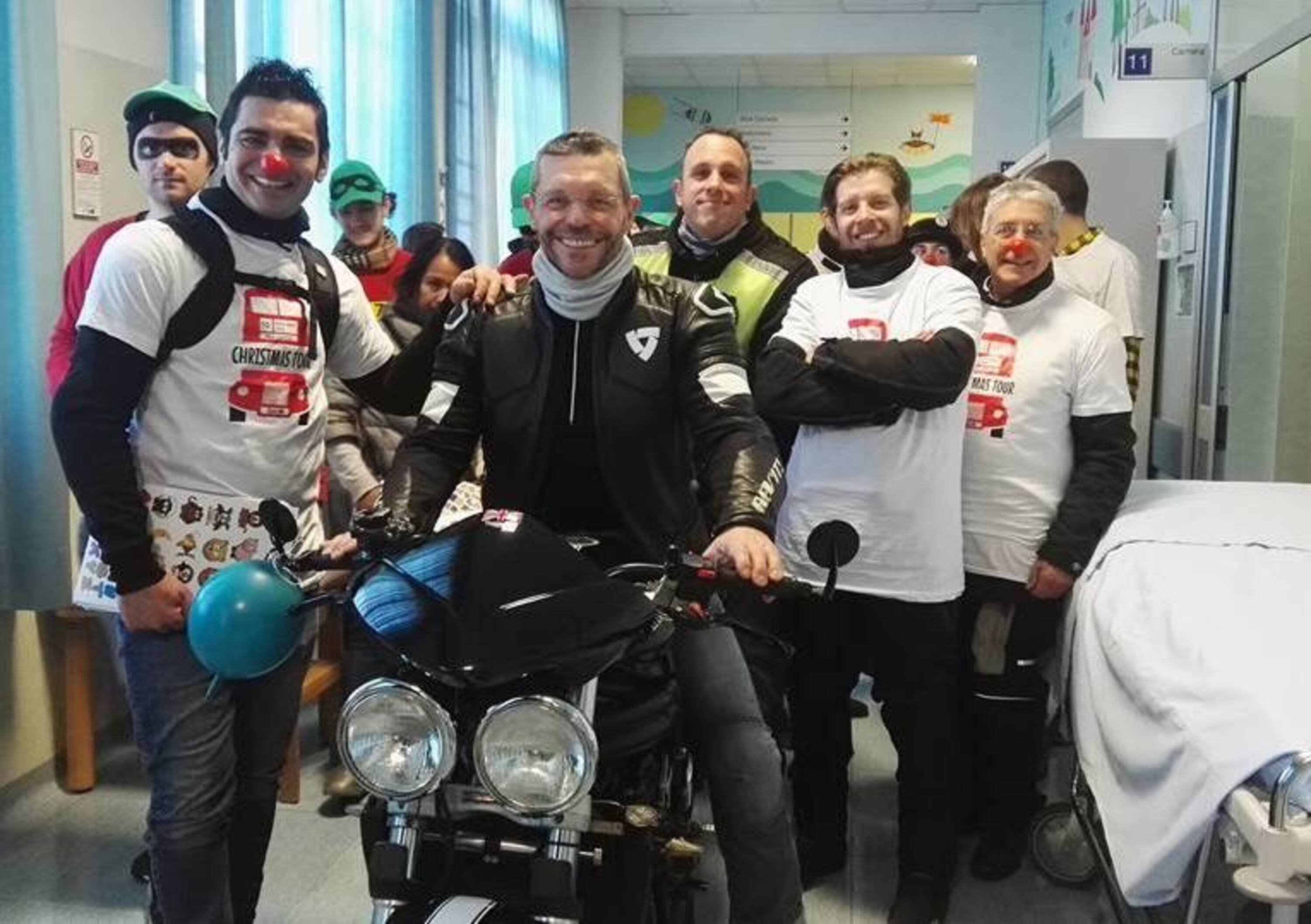 Ridolina porta le moto negli ospedali di Lucca e Pisa 