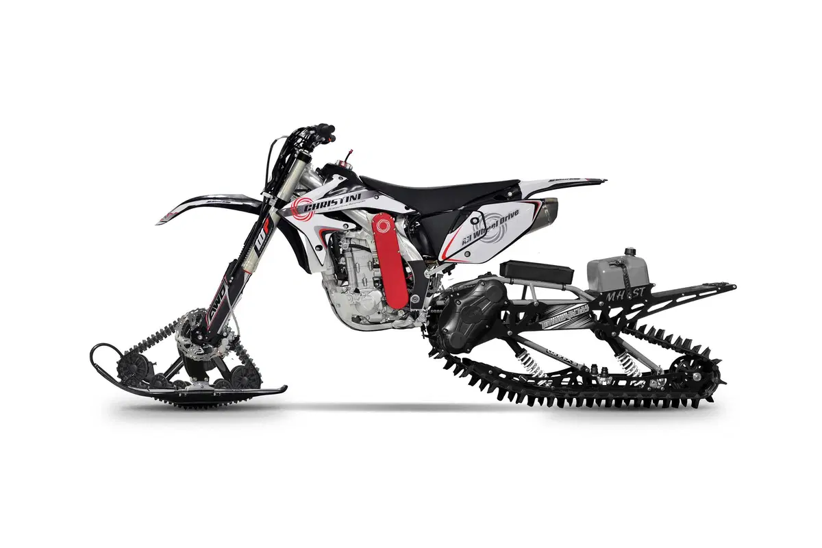 Christini AWD II-Track. Enduro più snow-bike (2)