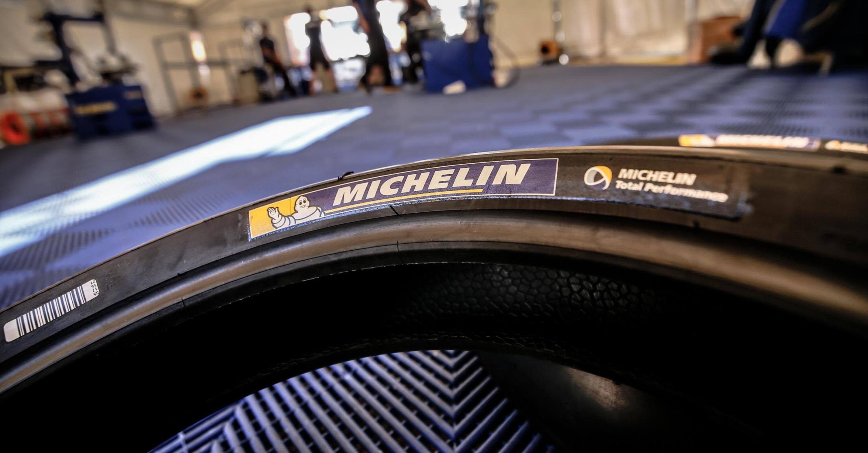 Michelin, collegamento wireless fra gomme e box
