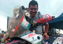 Dakar 2017. Luca Manca cade ed è costretto al ritiro