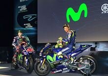 La presentazione della nuova Yamaha M1 e del team 2017, con Rossi e Viñales