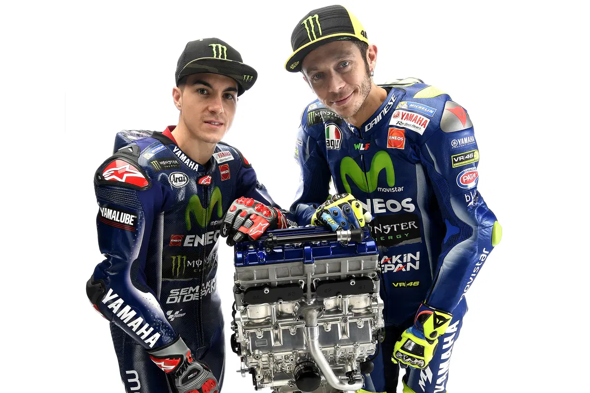 La presentazione della nuova Yamaha M1 e del team 2017, con Rossi e Viñales (5)