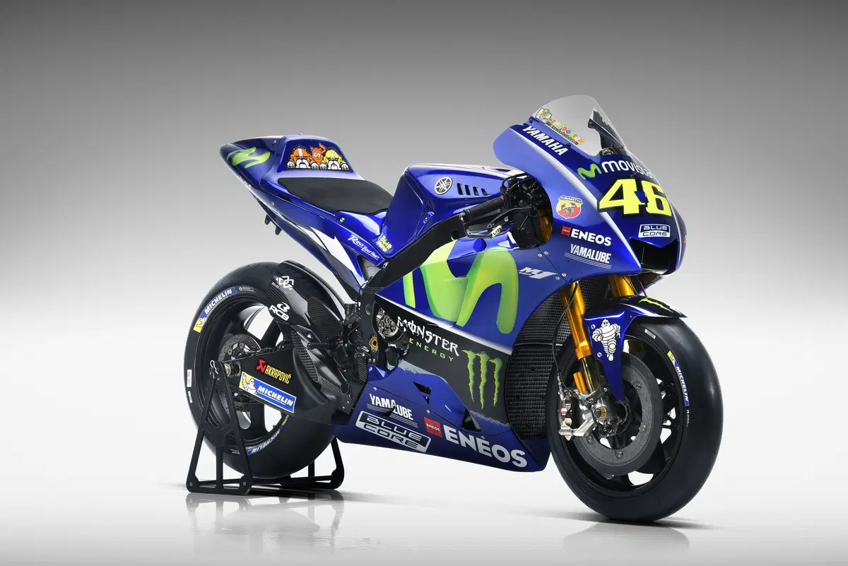 La presentazione della nuova Yamaha M1 e del team 2017, con Rossi e Viñales (2)
