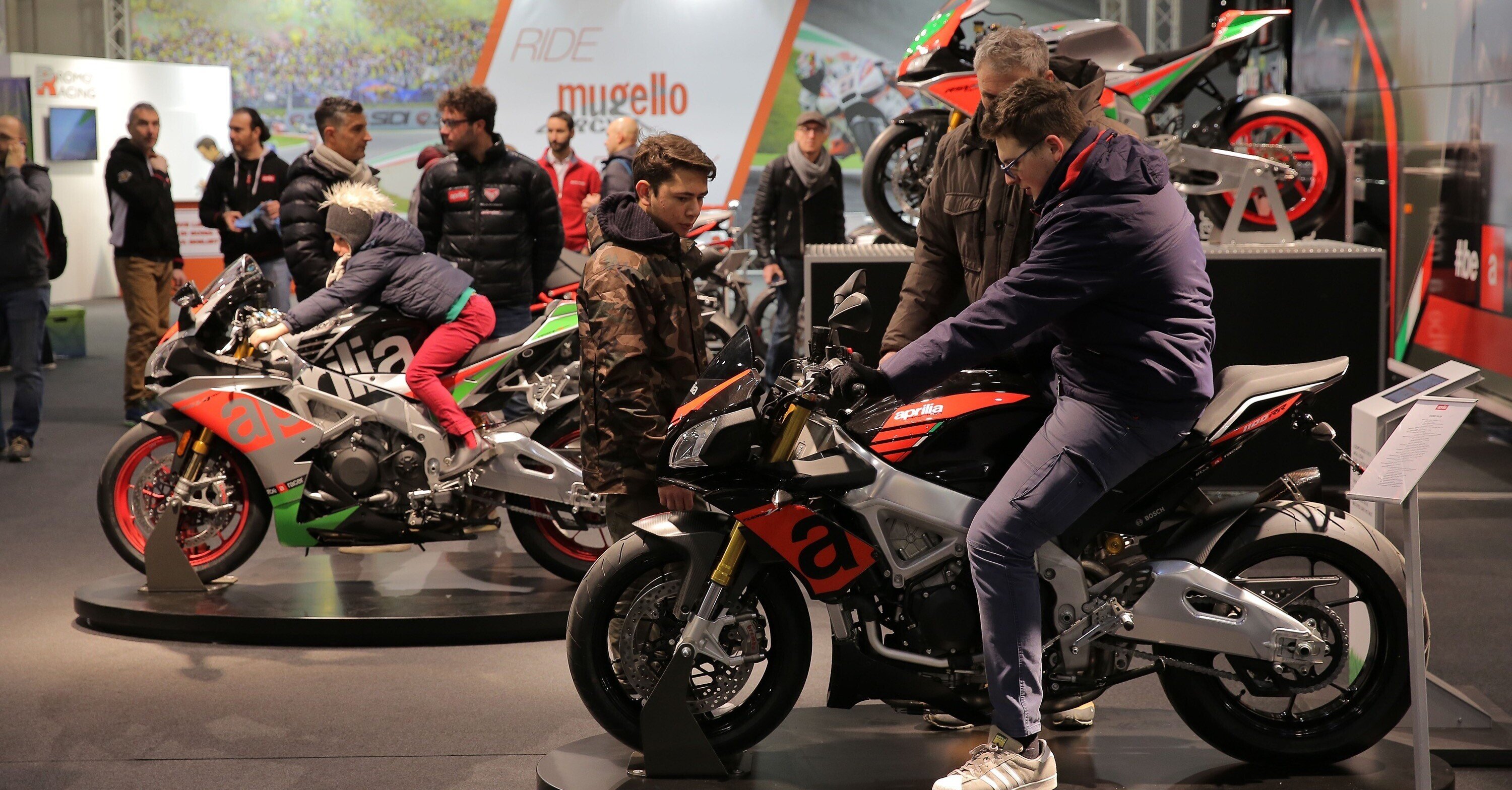 Moto Guzzi e Aprilia al Motor Bike Expo