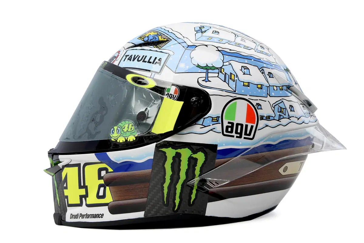 Test nella "palla di neve" per Rossi