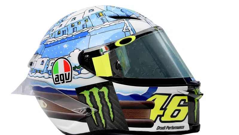 Test nella "palla di neve" per Rossi