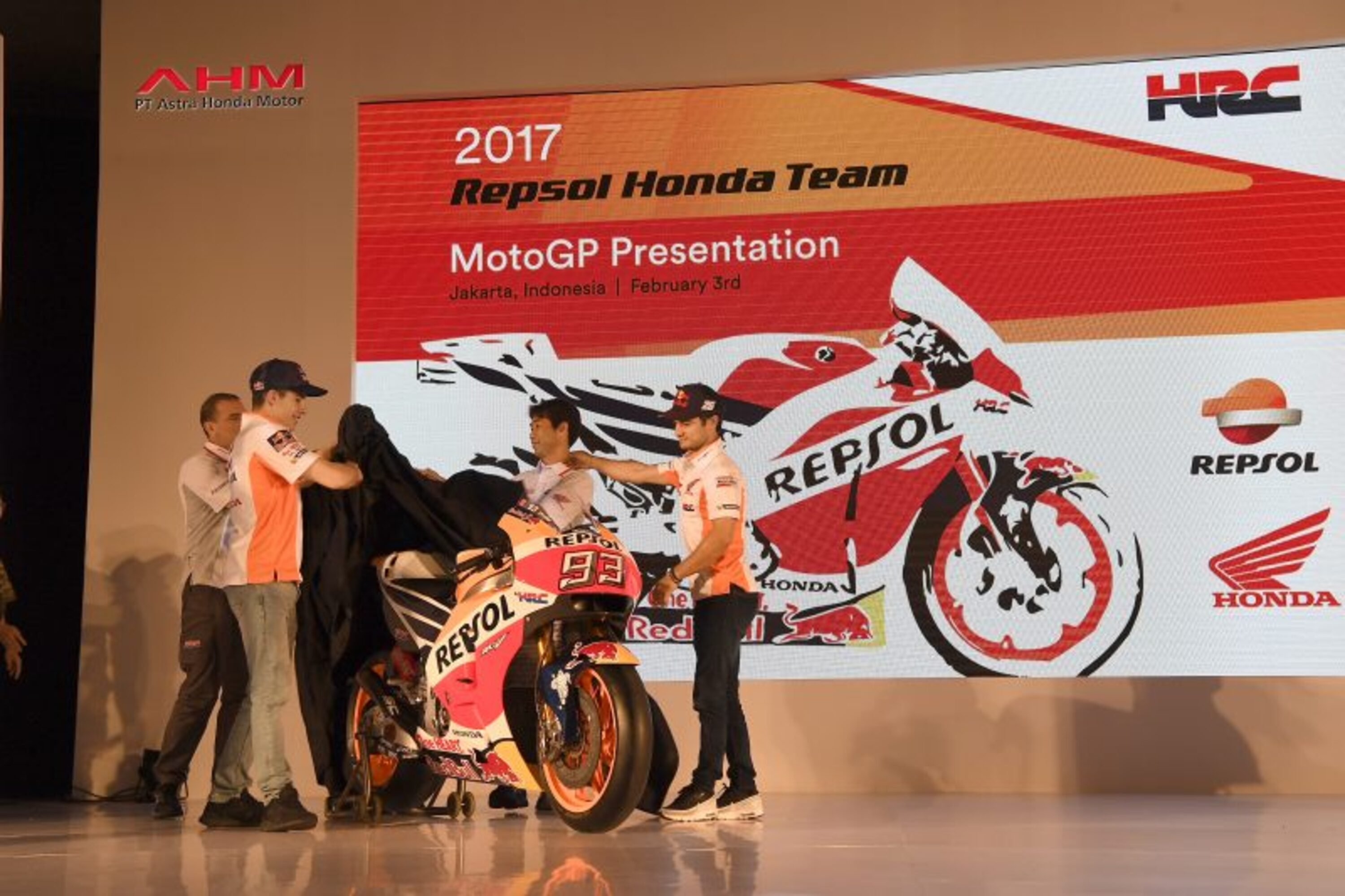 MotoGP. Presentato in Indonesia il team HRC 2017
