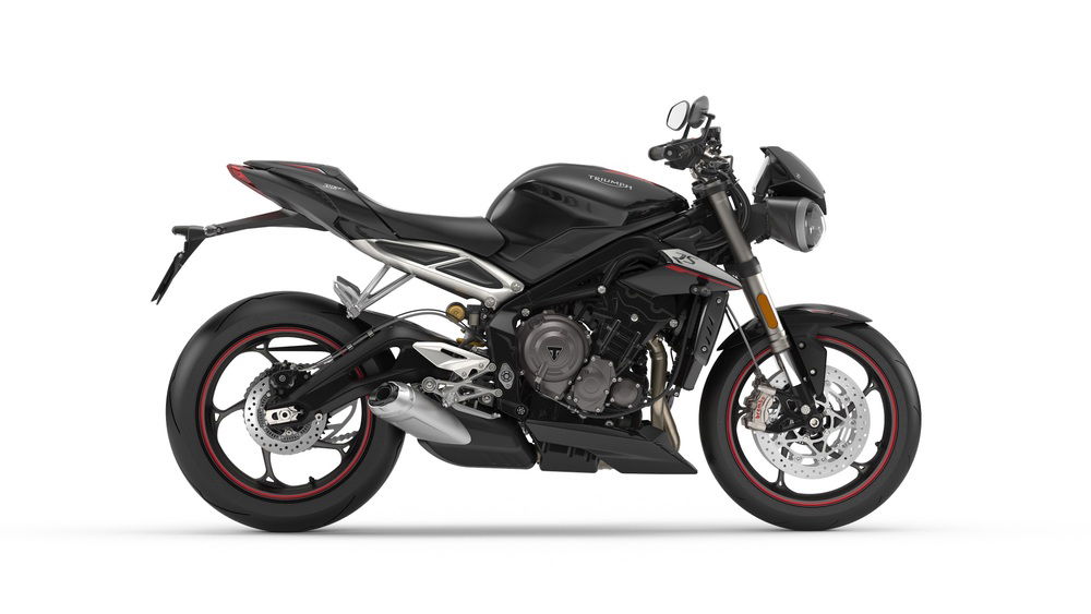 La Street Triple SS in colorazione Phantom Black