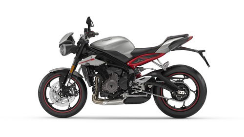 La Street Triple R in colorazione Matt Aluminium Silver