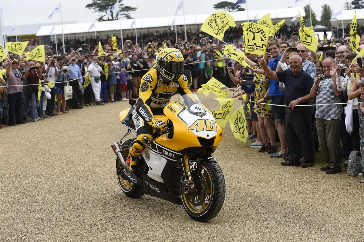 Yamaha Racing, 60 anni a Goodwood con Valentino (13)