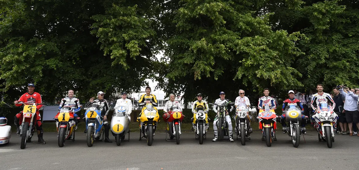 Yamaha Racing, 60 anni a Goodwood con Valentino