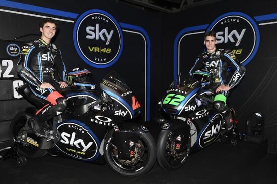 Dainese & AGV technical sponsor dello Sky Racing Team VR46