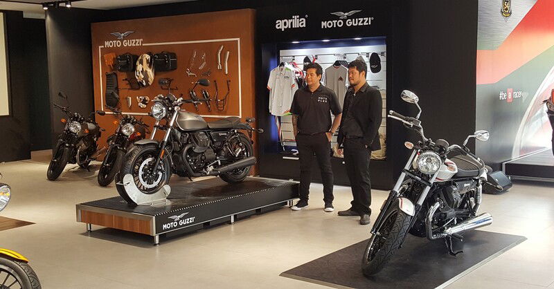 Motoplex Bangkok lancia Aprilia e Moto Guzzi