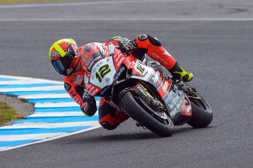 SBK Test. Forés chiude in testa la prima giornata a Phillip Island