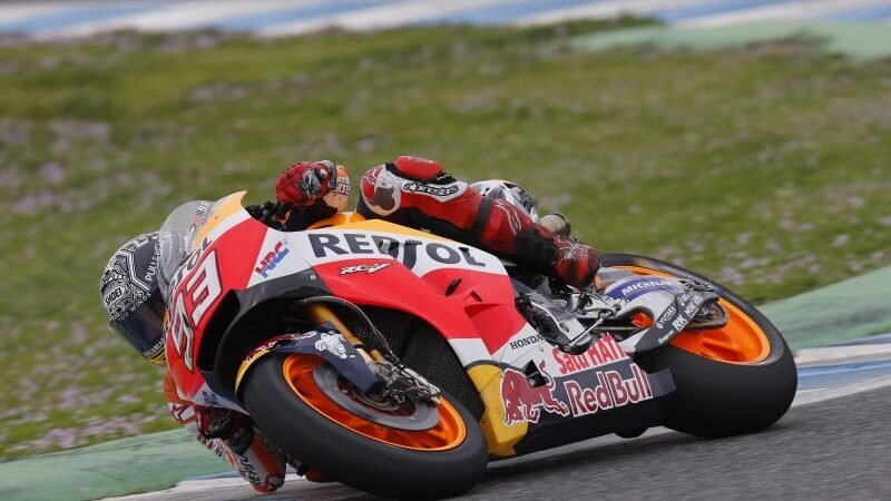 MotoGP. Test HRC a Jerez, lussazione per Marquez