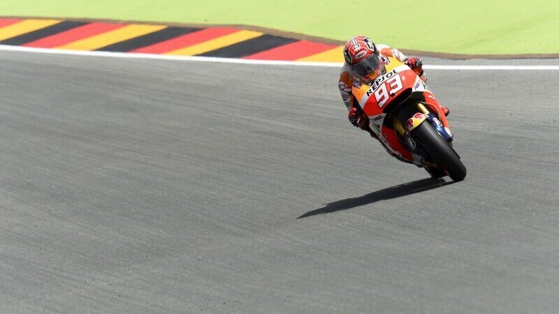 MotoGP Sachsenring 2015. Marquez veloce come l&#039;anno scorso