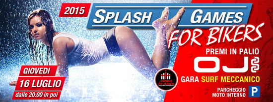 Il 16 luglio Splash Games For Bikers con Ciapa la Moto