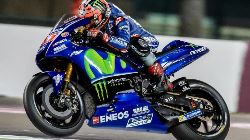 Vi&ntilde;ales domina i test MotoGP 2017 in Qatar