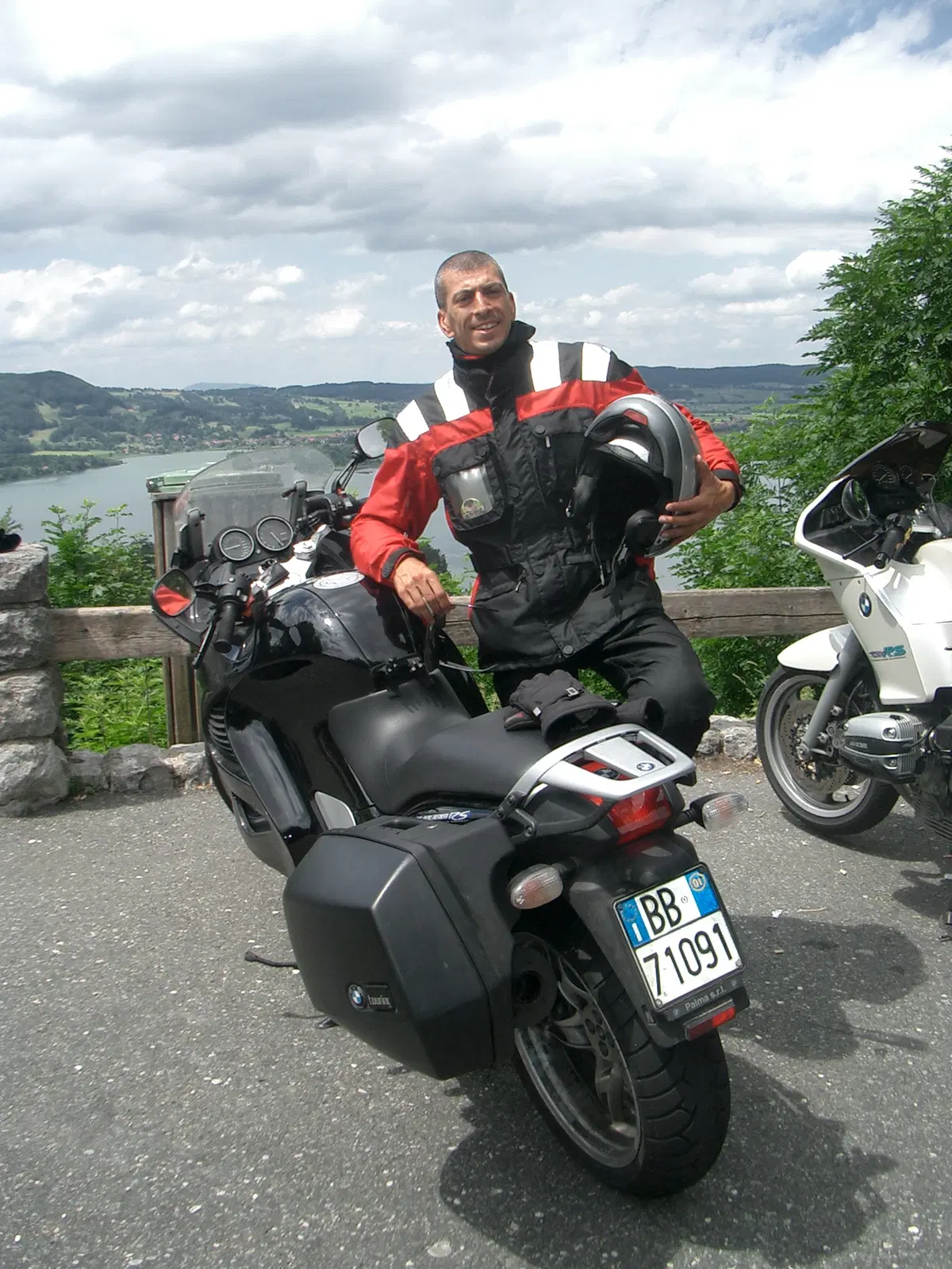 Francesco Loreti e il suo K1200S premiati a Garmisch