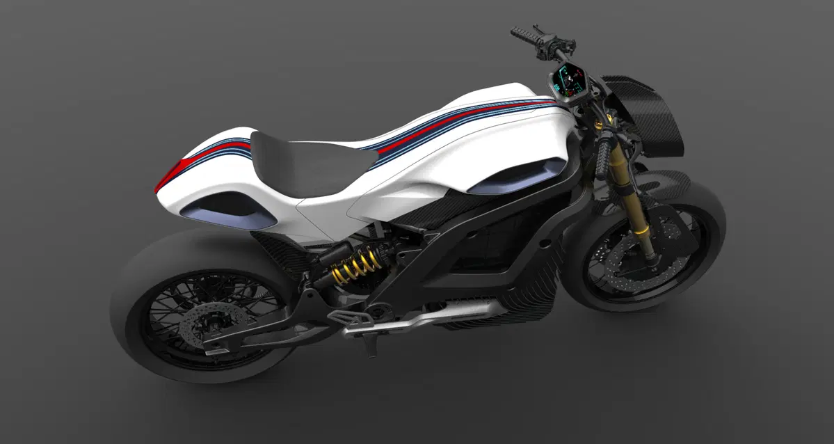 Italian Volt svela 'Lacama', la moto elettrica sartoriale (9)