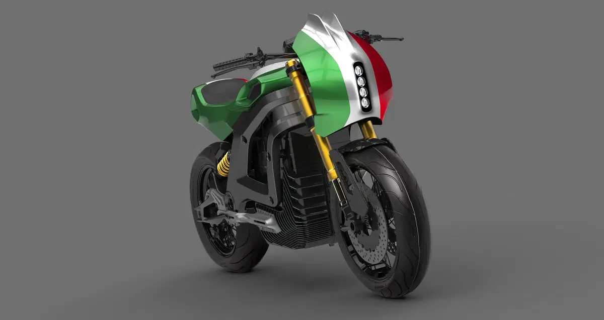 Italian Volt svela 'Lacama', la moto elettrica sartoriale (16)