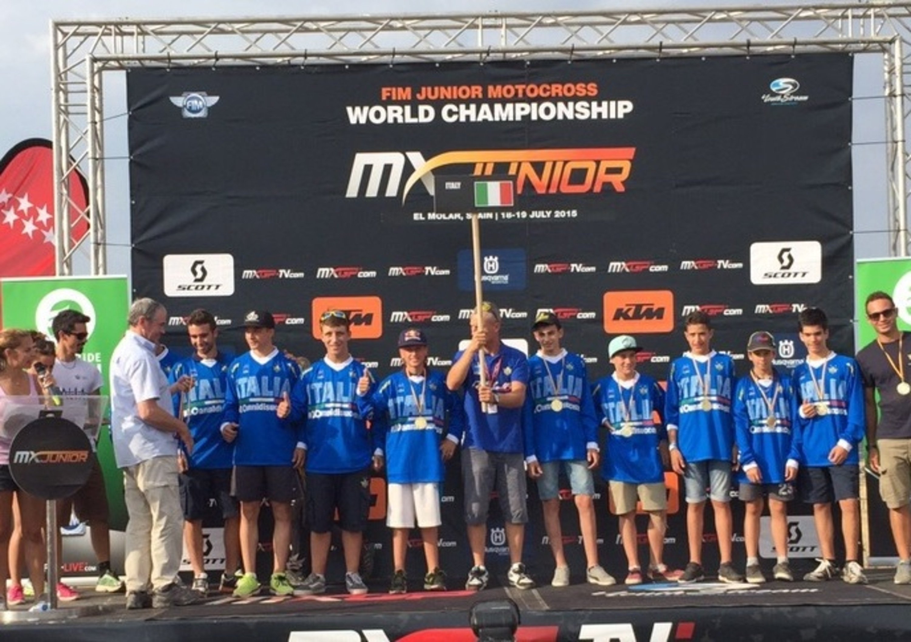 Mondiale motocross junior: l&#039;Italia &egrave; quinta