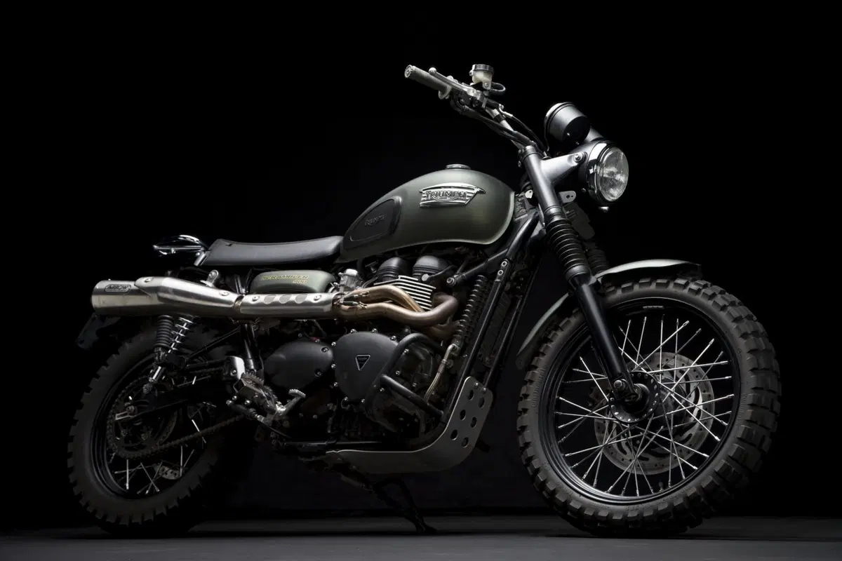 Triumph Scrambler Jurassic World, all'asta contro il cancro (5)