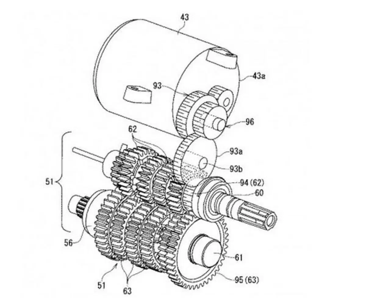 Suzuki brevetta una 4 cilindri ibrida e semiautomatica (5)