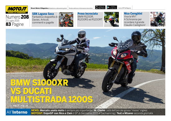 Magazine n°208, scarica e leggi il meglio di Moto.it 