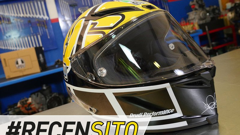 AGV Corsa R Rossi Goodwood. Recensione casco integrale racing