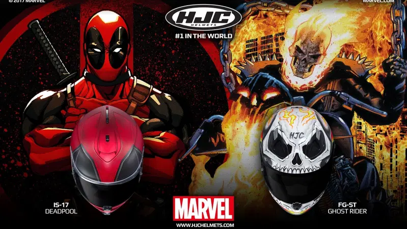 Deadpool e Ghost Rider by HJC