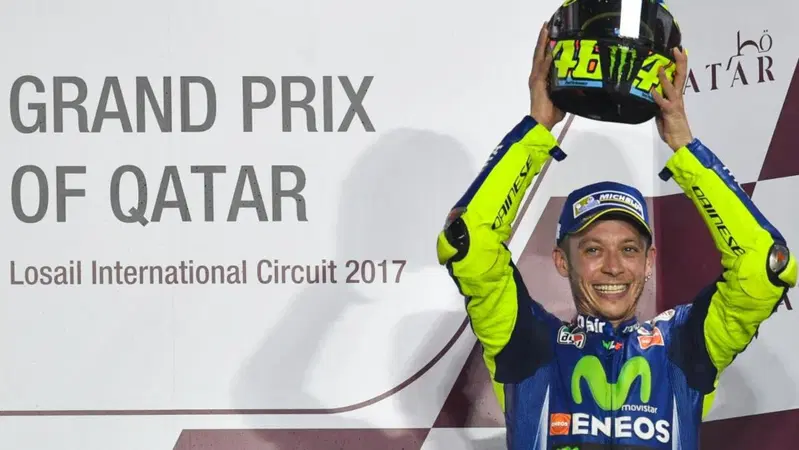 MotoGP 2017. Rossi: "E' stata dura, sono contento"